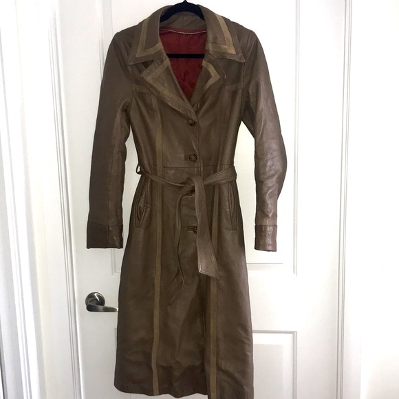 trojan Jackets & Blazers - Vintage Leather Coat